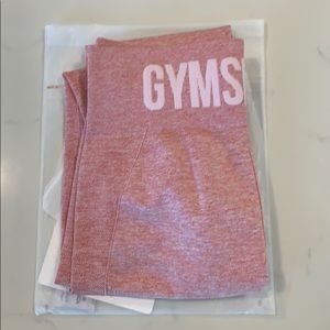 High Waisted Flex Legging - Blush/White - Size M